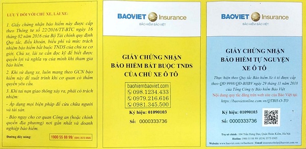 bảo hiểm ô tô bắt buộc