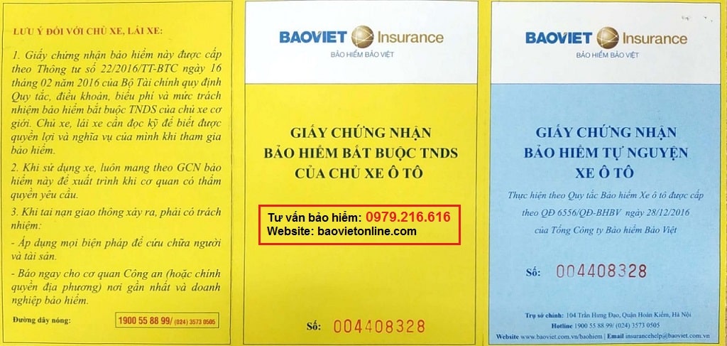 bảo hiểm tnds ô tô bảo việt